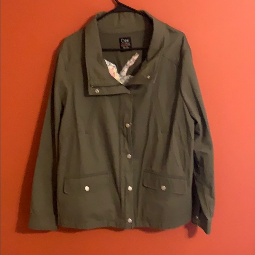 DEX PLUS Olive Jacket